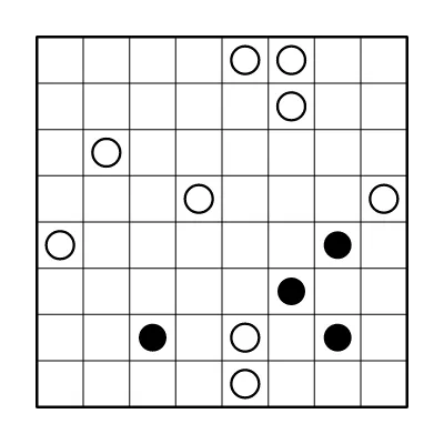 Binairo — a page generated by Lakolam