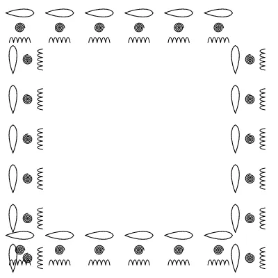 A border page generated by Lakolam at seed 0xa11ce