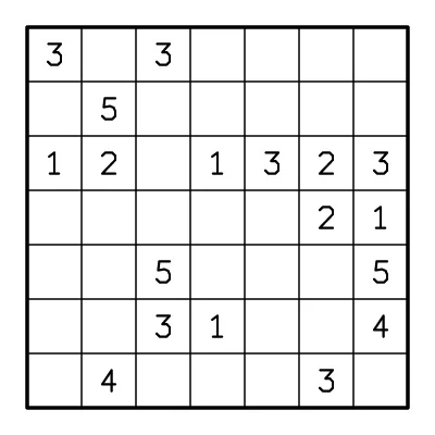 Fillomino — a page generated by Lakolam