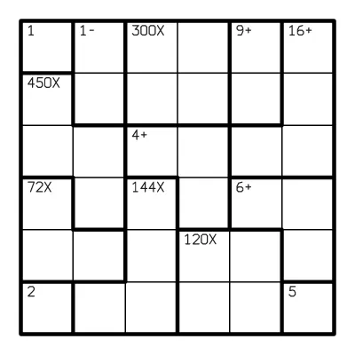 KenKen — a page generated by Lakolam