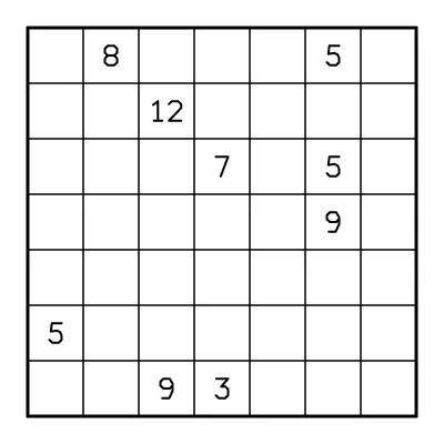 Kuromasu (Kurodoko) — a page generated by Lakolam