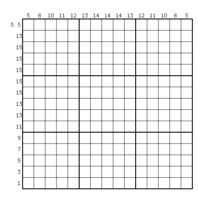 A nonogram page generated by Lakolam at seed 0xa11ce