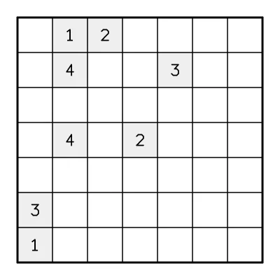 Numberlink — a page generated by Lakolam