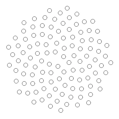 Phyllotaxis — a page generated by Lakolam