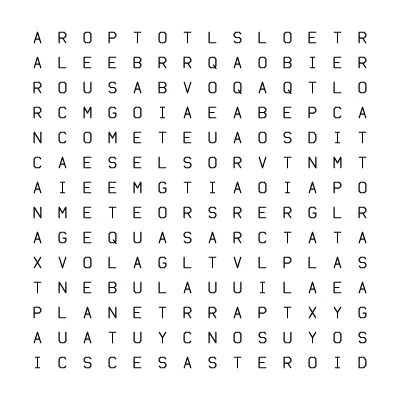 Word Search — a page generated by Lakolam